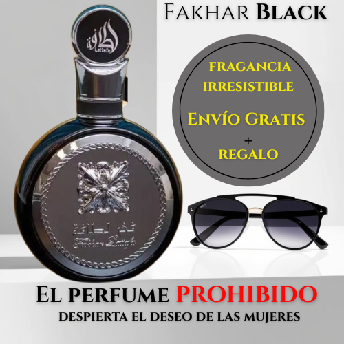 Fakhar Black - Compra uno y llévate otro + Gafas de sol [Paga al Recibir y Envío GRATIS]🌿🔥