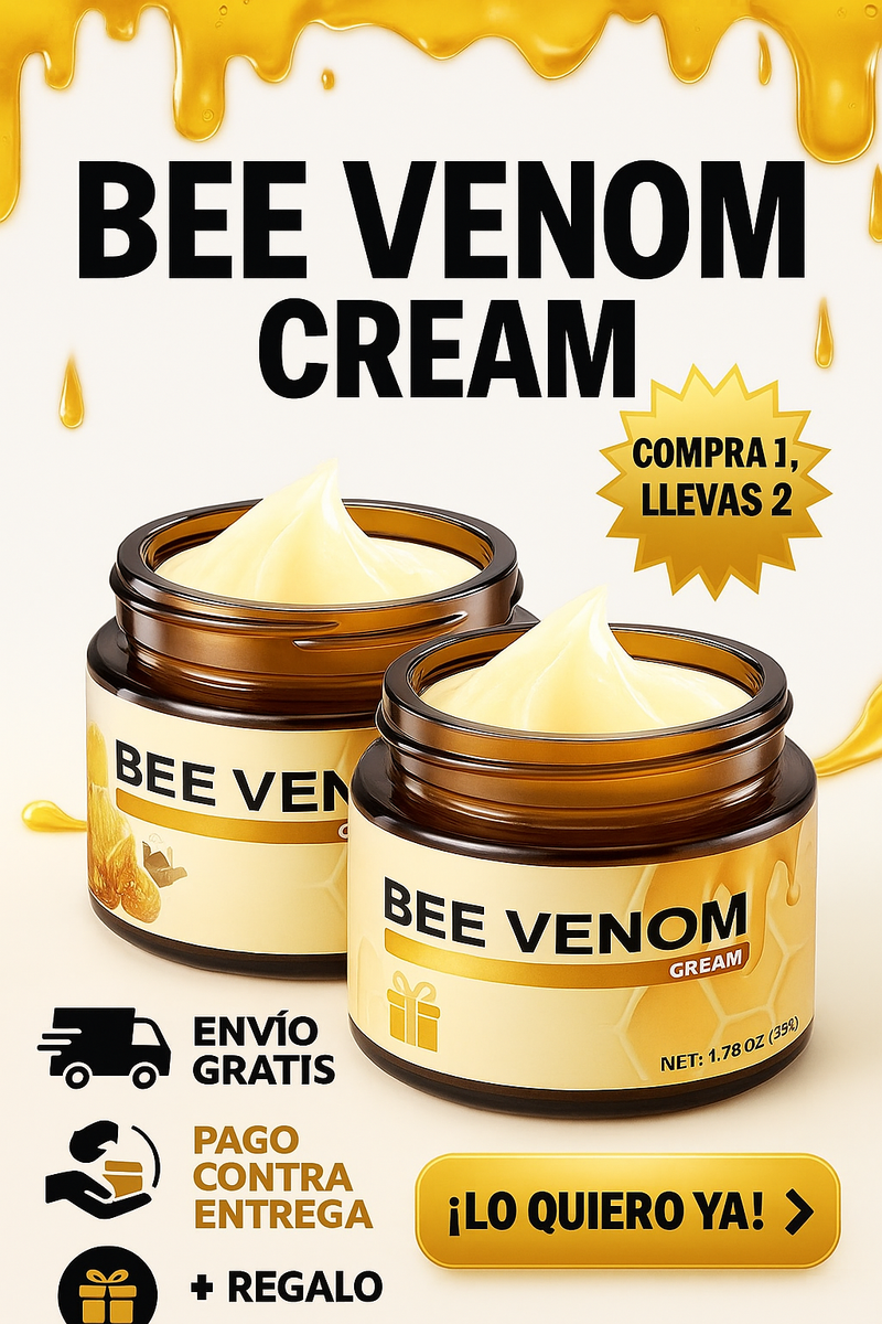 Bee Venom {Compra 1 y lleva 2 de regalo} Envío Gratis y Paga al Recibir!