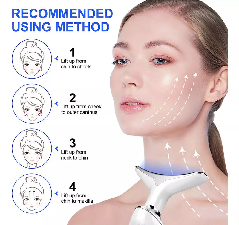 Masajeador Facial Reductor Arrugas Y Papada Recargable
